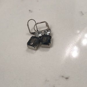 Women’s bronze and silver earrings.